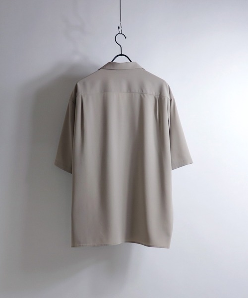 Confirm（コンファーム）の「Confirm / コンファーム PE 無地 / クレリック オープンカラーシャツC（シャツ/ブラウス・メンズ・ピンク系その他/ベージュ/ピンク/ブラック/ミント・M/L）」の7枚目の写真