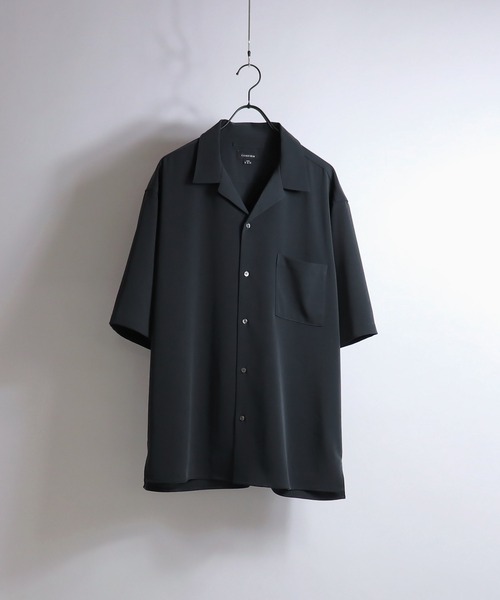 Confirm（コンファーム）の「Confirm / コンファーム PE 無地 / クレリック オープンカラーシャツC（シャツ/ブラウス・メンズ・ピンク系その他/ベージュ/ピンク/ブラック/ミント・M/L）」の8枚目の写真