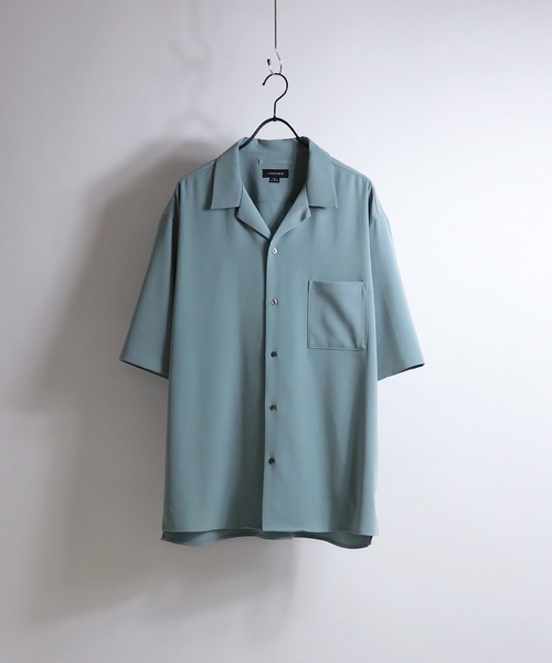 Confirm（コンファーム）の「Confirm / コンファーム PE 無地 / クレリック オープンカラーシャツC（シャツ/ブラウス・メンズ・ピンク系その他/ベージュ/ピンク/ブラック/ミント・M/L）」の10枚目の写真