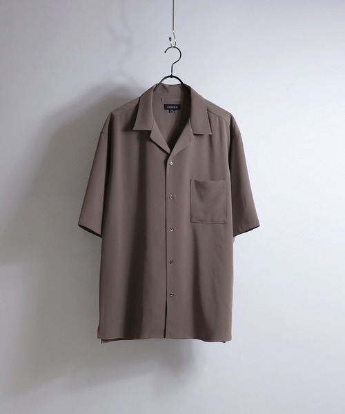 Confirm（コンファーム）の「Confirm / コンファーム PE 無地 / クレリック オープンカラーシャツC（シャツ/ブラウス・メンズ・ピンク系その他/ベージュ/ピンク/ブラック/ミント・M/L）」の12枚目の写真