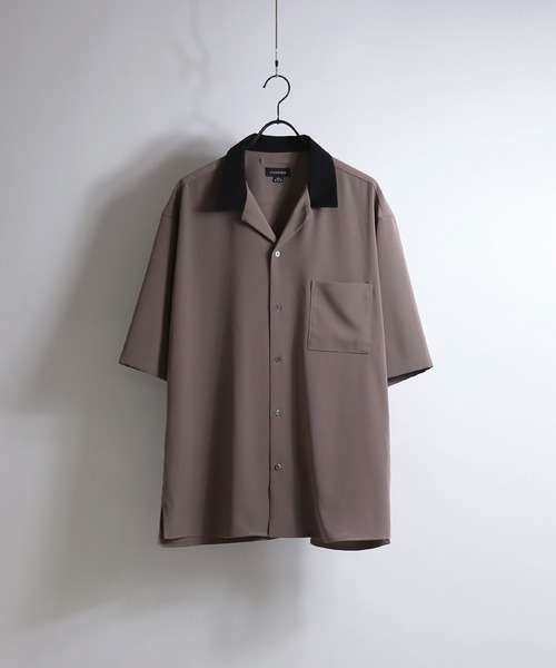 Confirm（コンファーム）の「Confirm / コンファーム PE 無地 / クレリック オープンカラーシャツC（シャツ/ブラウス・メンズ・ピンク系その他/ベージュ/ピンク/ブラック/ミント・M/L）」の13枚目の写真