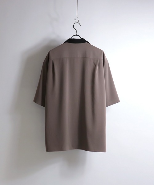 Confirm（コンファーム）の「Confirm / コンファーム PE 無地 / クレリック オープンカラーシャツC（シャツ/ブラウス・メンズ・ピンク系その他/ベージュ/ピンク/ブラック/ミント・M/L）」の14枚目の写真