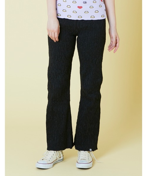 Little sunny bite（リトルサニーバイト）の「Nylon shirring pants（その他パンツ・レディース・ブラック/ピンク/イエロー/ブルー・SMALL/MEDIUM）」の2枚目の写真