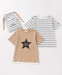 b・ROOM | 【プチプラ】巾着付き半袖Tシャツ2Pセット(Tシャツ/カットソー)