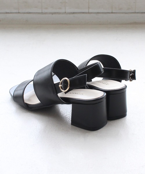 chocolates（チョコラテス）の「バックストラップサンダル【日本製】（サンダル・レディース・ブラック/ホワイト/ブラウン・S/M/L/LL）」の2枚目の写真