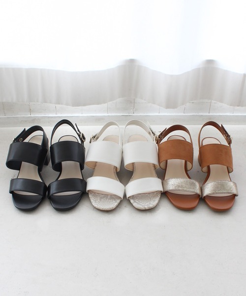 chocolates（チョコラテス）の「バックストラップサンダル【日本製】（サンダル・レディース・ブラック/ホワイト/ブラウン・S/M/L/LL）」の18枚目の写真