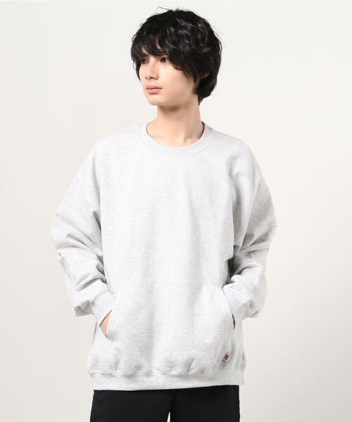 RELAXFIT（リラックスフィット）の「【RELAXFIT】リラックスフィット 21 MUFF CREW（スウェット・メンズ・ネイビー/グリーン/ブラック/レッド/グレー・LARGE/X-LARGE）」の3枚目の写真