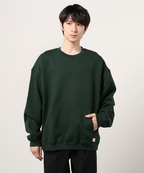 RELAXFIT（リラックスフィット）の「【RELAXFIT】リラックスフィット 21 MUFF CREW（スウェット・メンズ・ネイビー/グリーン/ブラック/レッド/グレー・LARGE/X-LARGE）」の4枚目の写真