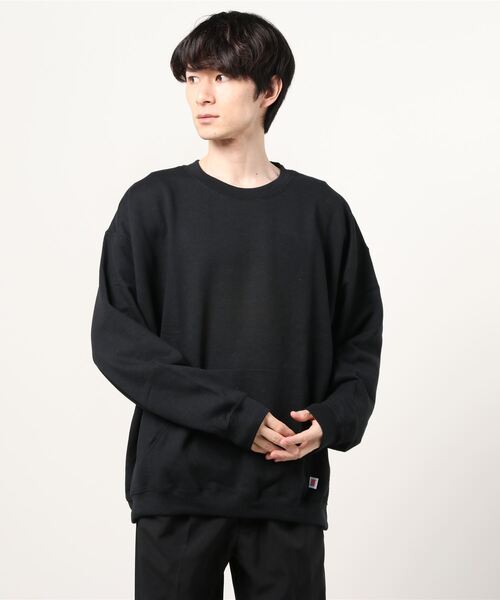 RELAXFIT（リラックスフィット）の「【RELAXFIT】リラックスフィット 21 MUFF CREW（スウェット・メンズ・ネイビー/グリーン/ブラック/レッド/グレー・LARGE/X-LARGE）」の2枚目の写真