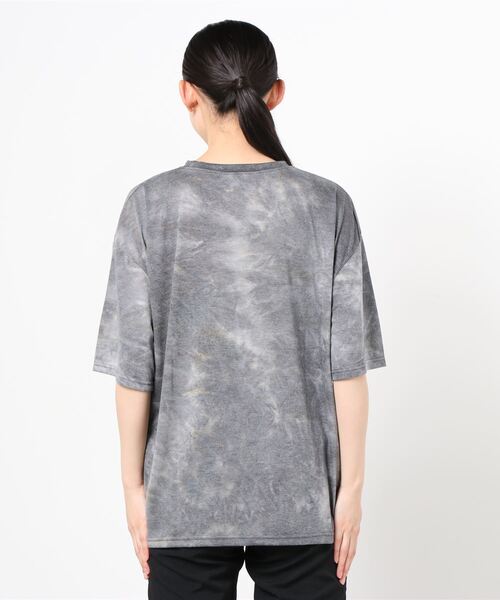 Figments(フィグメンツ)の「タイダイプリントT(Tシャツ/カットソー・レディース・グレー/イエロー・FREE)」の6枚目の写真