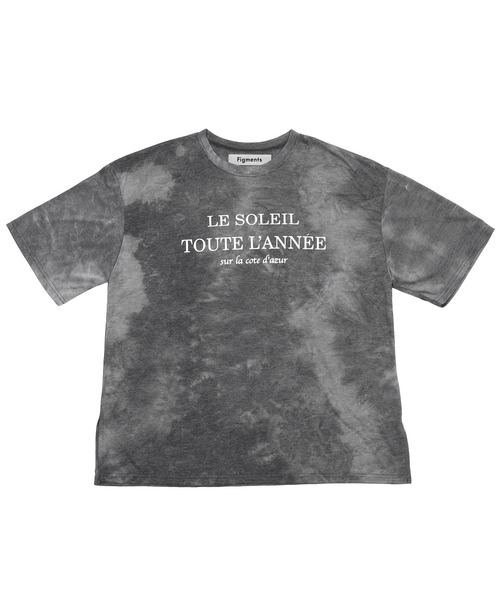 Figments(フィグメンツ)の「タイダイプリントT(Tシャツ/カットソー・レディース・グレー/イエロー・FREE)」の12枚目の写真
