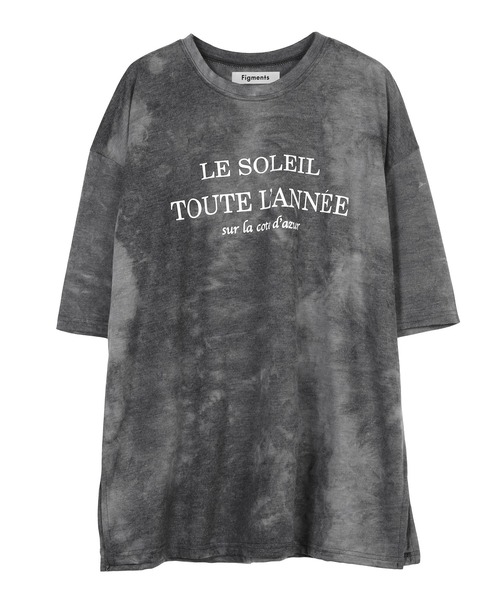 Figments(フィグメンツ)の「タイダイプリントT(Tシャツ/カットソー・レディース・グレー/イエロー・FREE)」の15枚目の写真