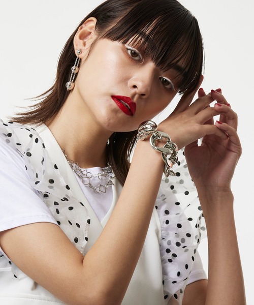 Narcissus（ナルシス）の「【Narcissus】チェーンブレス（ブレスレット・レディース・ゴールド/シルバー・FREE）」の8枚目の写真