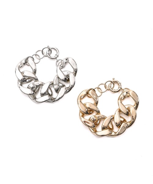 Narcissus（ナルシス）の「【Narcissus】チェーンブレス（ブレスレット・レディース・ゴールド/シルバー・FREE）」の4枚目の写真