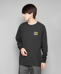bling leads/天竺プリント長袖T