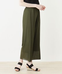 Cutie Blonde | 【S-LL】シアープリーツパンツ(その他パンツ)