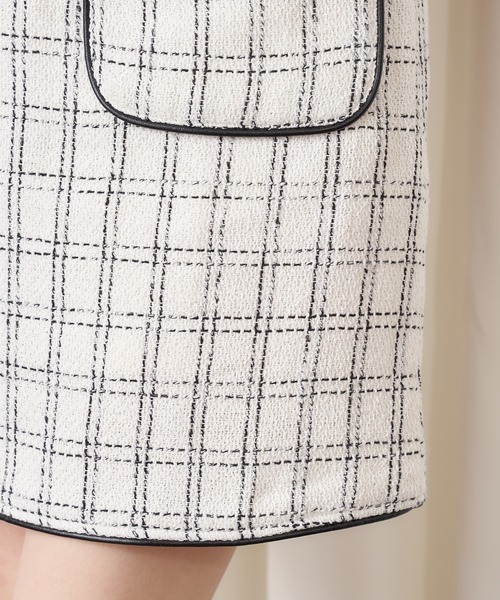 MIIA（ミーア）の「サマーツィードミニスカート（スカート・レディース・ブラック/オフホワイト・FREE）」の11枚目の写真