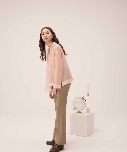 RANDEBOO(ランデブー)の「Basic boots cut pt(スラックス・レディース・ブラック/カーキ/ベージュ・1/0)」の17枚目の写真