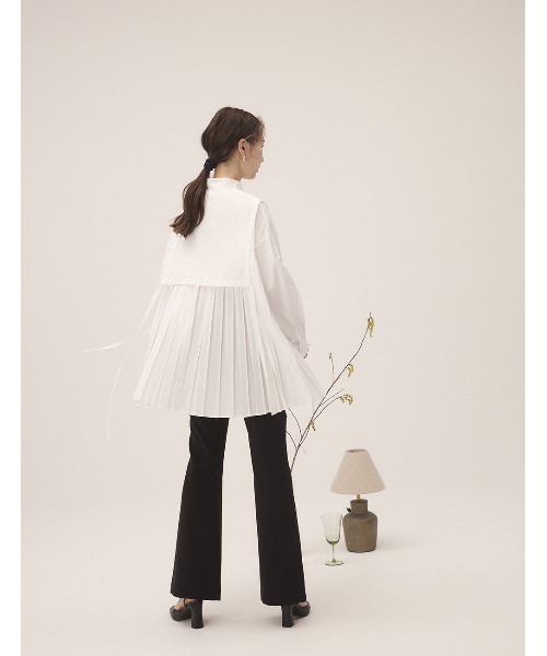 RANDEBOO(ランデブー)の「Basic boots cut pt(スラックス・レディース・ブラック/カーキ/ベージュ・1/0)」の14枚目の写真