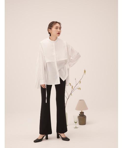 RANDEBOO(ランデブー)の「Basic boots cut pt(スラックス・レディース・ブラック/カーキ/ベージュ・1/0)」の12枚目の写真