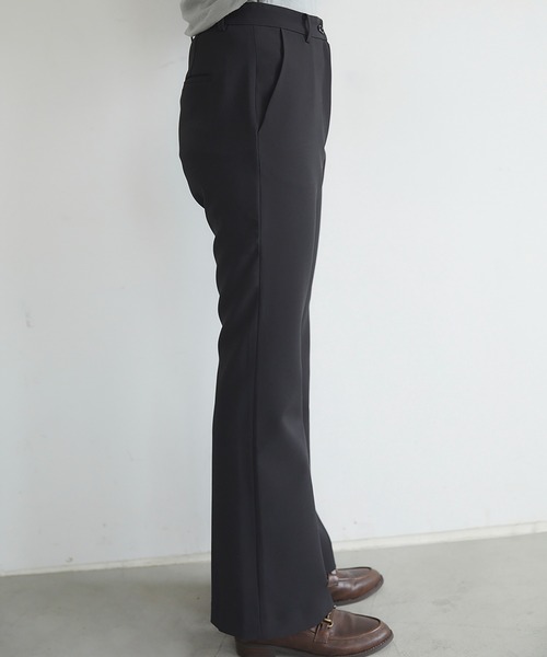 RANDEBOO(ランデブー)の「Basic boots cut pt(スラックス・レディース・ブラック/カーキ/ベージュ・1/0)」の9枚目の写真