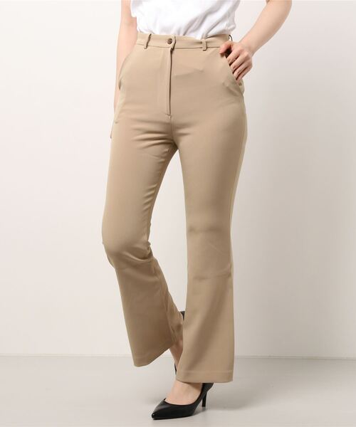 RANDEBOO(ランデブー)の「Basic boots cut pt(スラックス・レディース・ブラック/カーキ/ベージュ・1/0)」の8枚目の写真