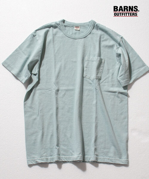 BARNS OUTFITTERS（バーンズアウトフィッターズ）の「【BARNS OUTFITTERS/バーンズアウトフィッターズ】別注 HEAVY WEIGHT Tシャツ（Tシャツ/カットソー・メンズ・ホワイト/チャコールグレー/ベージュ/ミント・SMALL/MEDIUM/LARGE）」の8枚目の写真