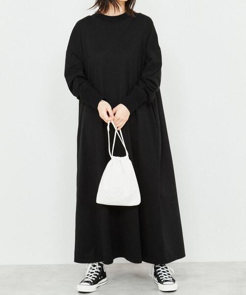 CONVERSE TOKYO（コンバーストウキョウ）の「ヴィーガンレザー巾着ショルダーバッグ（ショルダーバッグ・レディース・ブラック/イエロー/ホワイト・FREE）」の17枚目の写真