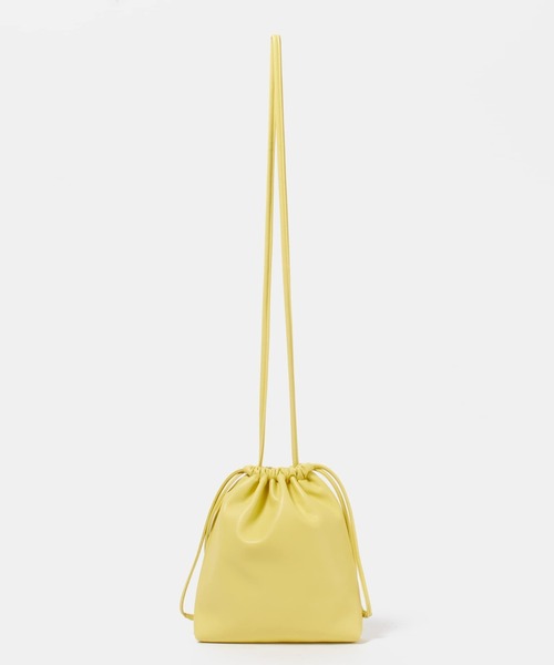 CONVERSE TOKYO（コンバーストウキョウ）の「ヴィーガンレザー巾着ショルダーバッグ（ショルダーバッグ・レディース・ブラック/イエロー/ホワイト・FREE）」の19枚目の写真