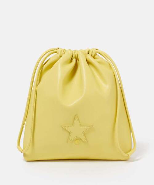 CONVERSE TOKYO（コンバーストウキョウ）の「ヴィーガンレザー巾着ショルダーバッグ（ショルダーバッグ・レディース・ブラック/イエロー/ホワイト・FREE）」の22枚目の写真