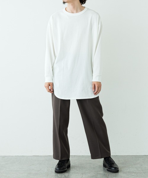 Lui's（ルイス）の「ウルティマロングテールカットソー（Tシャツ/カットソー・メンズ・ブラック/ワインレッド/チャコールグレー/ホワイト/オリーブ・FREE）」の6枚目の写真