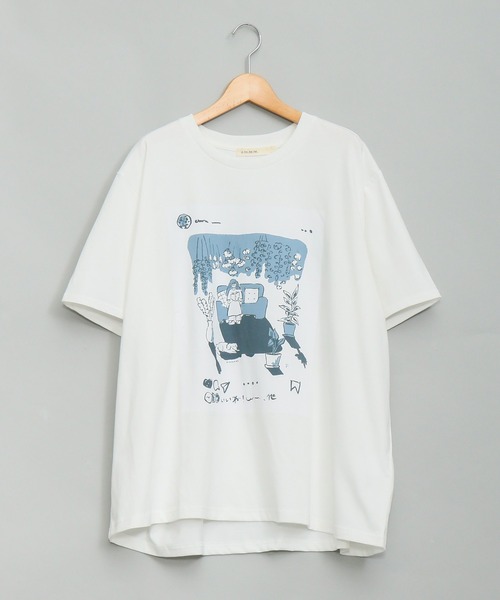 AS KNOW AS de base(アズノゥアズドゥバズ)の「いいねTシャツ(Tシャツ/カットソー・レディース・ホワイト系/ホワイト系1/ホワイト系2/ホワイト系3/ホワイト系4・M/S)」の3枚目の写真