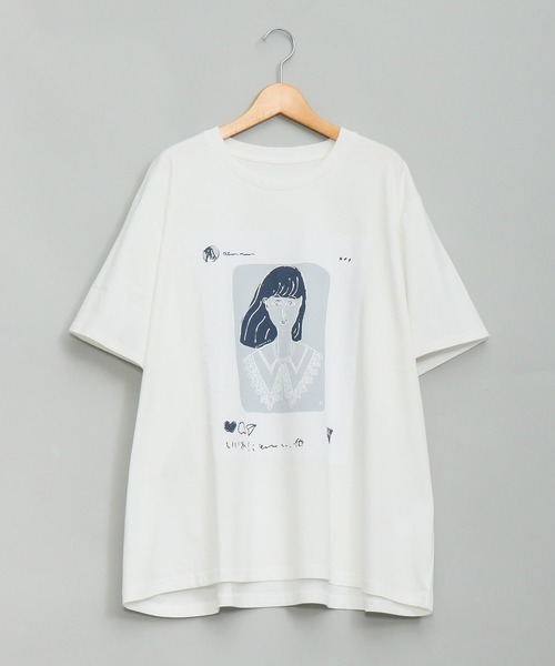 AS KNOW AS de base(アズノゥアズドゥバズ)の「いいねTシャツ(Tシャツ/カットソー・レディース・ホワイト系/ホワイト系1/ホワイト系2/ホワイト系3/ホワイト系4・M/S)」の1枚目の写真