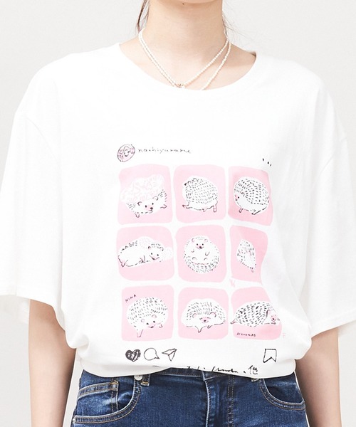 AS KNOW AS de base(アズノゥアズドゥバズ)の「いいねTシャツ(Tシャツ/カットソー・レディース・ホワイト系/ホワイト系1/ホワイト系2/ホワイト系3/ホワイト系4・M/S)」の16枚目の写真