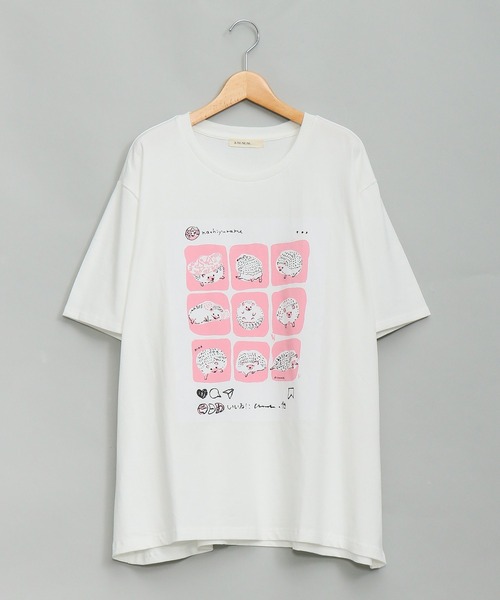 AS KNOW AS de base(アズノゥアズドゥバズ)の「いいねTシャツ(Tシャツ/カットソー・レディース・ホワイト系/ホワイト系1/ホワイト系2/ホワイト系3/ホワイト系4・M/S)」の13枚目の写真