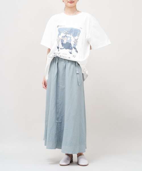 AS KNOW AS de base(アズノゥアズドゥバズ)の「いいねTシャツ(Tシャツ/カットソー・レディース・ホワイト系/ホワイト系1/ホワイト系2/ホワイト系3/ホワイト系4・M/S)」の15枚目の写真