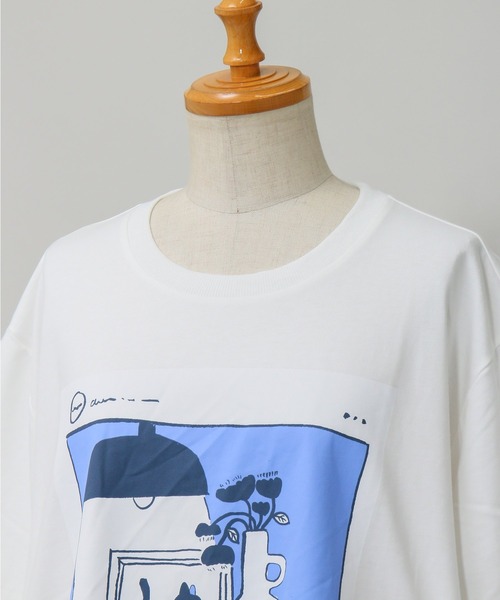 AS KNOW AS de base(アズノゥアズドゥバズ)の「いいねTシャツ(Tシャツ/カットソー・レディース・ホワイト系/ホワイト系1/ホワイト系2/ホワイト系3/ホワイト系4・M/S)」の17枚目の写真