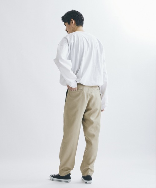 Healthknit(ヘルスニット)の「◆【Healthknit×JOURNAL STANDARD】別注Henryneck FAT ロングTシャツ(Tシャツ/カットソー・メンズ・ホワイト/グレー・LARGE/MEDIUM)」の17枚目の写真