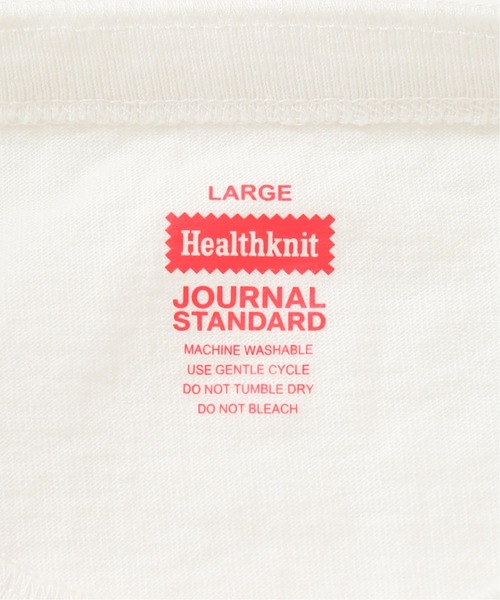 Healthknit(ヘルスニット)の「◆【Healthknit×JOURNAL STANDARD】別注Henryneck FAT ロングTシャツ(Tシャツ/カットソー・メンズ・ホワイト/グレー・LARGE/MEDIUM)」の20枚目の写真