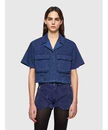DIESEL | レディース シャツ ブラウス デニムシャツ 半袖(シャツ/ブラウス)
