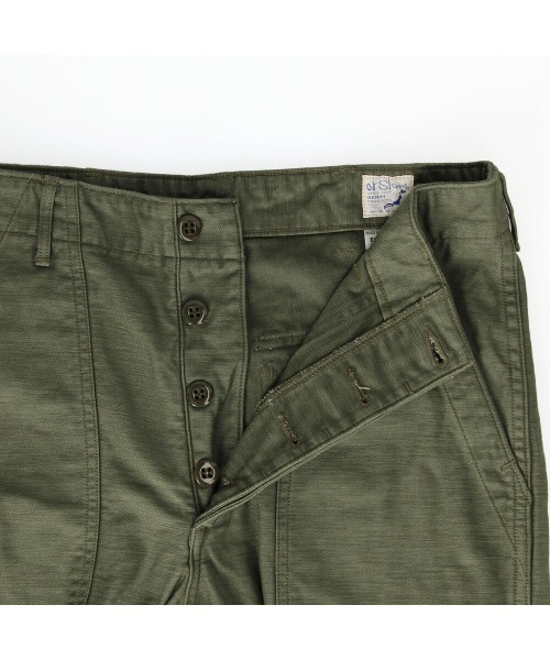 orSlow（オアスロウ）の「【orSlow】バックサテン ファティーグパンツ WOMEN（その他パンツ・レディース・グリーン・1/0）」の7枚目の写真