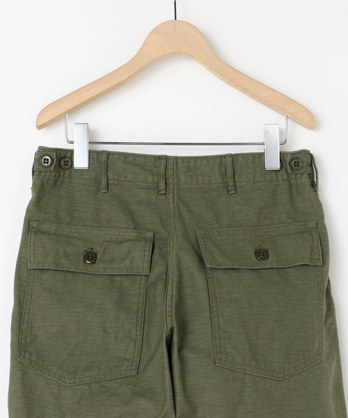 orSlow（オアスロウ）の「【orSlow】バックサテン ファティーグパンツ WOMEN（その他パンツ・レディース・グリーン・1/0）」の3枚目の写真