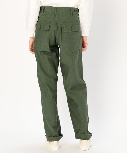 orSlow（オアスロウ）の「【orSlow】バックサテン ファティーグパンツ WOMEN（その他パンツ・レディース・グリーン・1/0）」の13枚目の写真