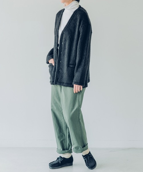 orSlow（オアスロウ）の「【orSlow】バックサテン ファティーグパンツ WOMEN（その他パンツ・レディース・グリーン・1/0）」の2枚目の写真