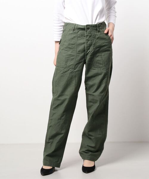 orSlow（オアスロウ）の「【orSlow】バックサテン ファティーグパンツ WOMEN（その他パンツ・レディース・グリーン・1/0）」の14枚目の写真