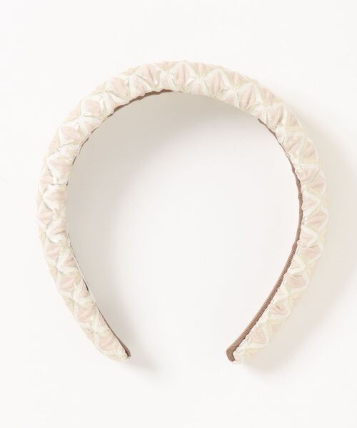 Casselini（キャセリーニ）の「【一部店舗限定】【Casselini/キャセリーニ】 テキスタイルカチューシャ（カチューシャ・レディース・グリーン系その他/キナリ・FREE）」の4枚目の写真