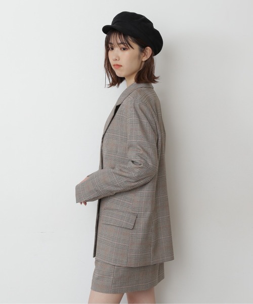 FREE'S MART（フリーズマート）の「【Sシリーズ対応】◆チェックダブルジャケット（テーラードジャケット・レディース・ブラウン系その他/ベージュ系その他・SMALL/MEDIUM）」の21枚目の写真