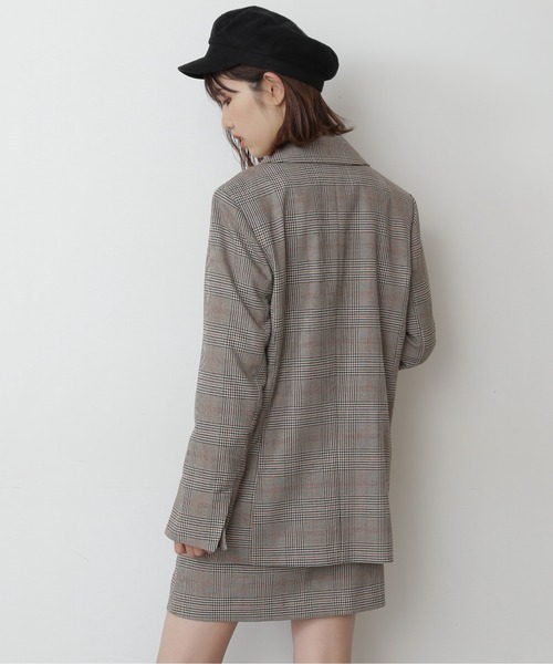 FREE'S MART（フリーズマート）の「【Sシリーズ対応】◆チェックダブルジャケット（テーラードジャケット・レディース・ブラウン系その他/ベージュ系その他・SMALL/MEDIUM）」の19枚目の写真