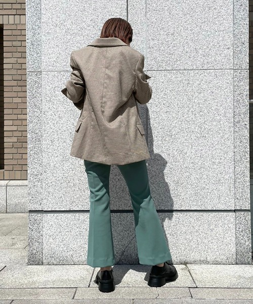 FREE'S MART（フリーズマート）の「【Sシリーズ対応】◆チェックダブルジャケット（テーラードジャケット・レディース・ブラウン系その他/ベージュ系その他・SMALL/MEDIUM）」の5枚目の写真