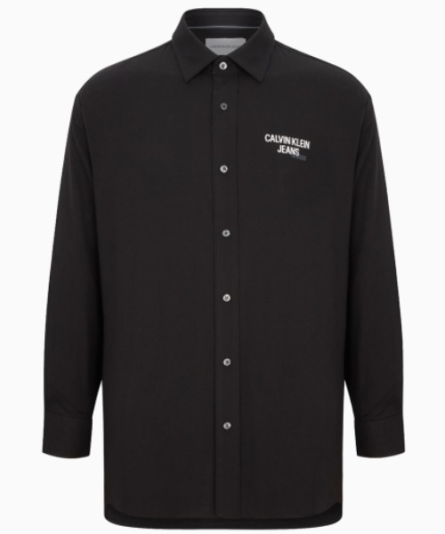 Calvin Klein Jeans（カルヴァンクラインジーンズ）の「MODULAR BLOCKING グラフィック シャツ（シャツ/ブラウス・メンズ・ホワイト/ブラック・S/M/L/XL）」の14枚目の写真